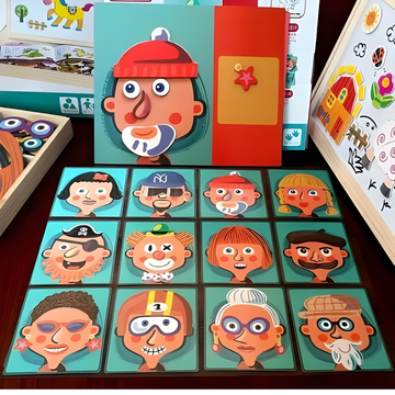 CréaVisage™ – Jeu magnétique créatif pour imagination infinie